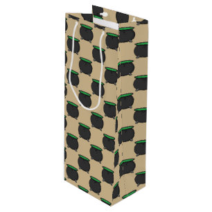 Witch Cauldron Wine Gift Bag