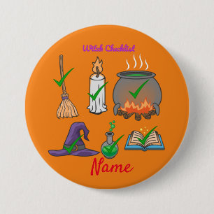 Witch Checklist Thunder_Cove 7.5 Cm Round Badge