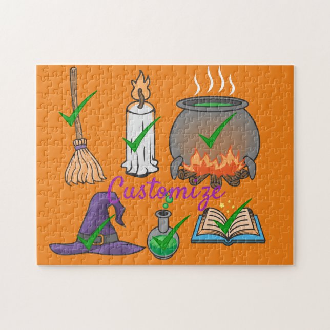 Witch Checklist Thunder_Cove   Jigsaw Puzzle (Horizontal)