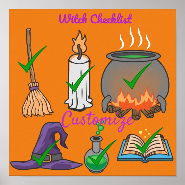 Witch Checklist Thunder_Cove  Poster (Front)