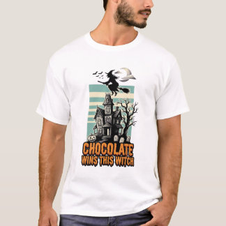 Witch Chocolate Shirt Sweet Halloween Treat Design