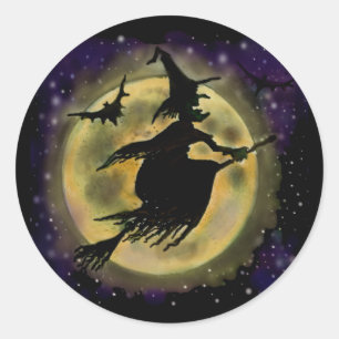 Witch Classic Round Sticker