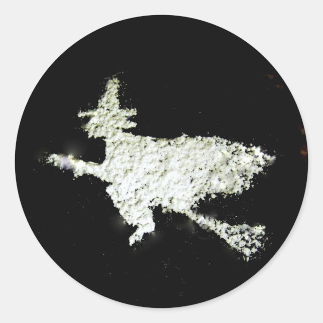 Witch Classic Round Sticker (Front)