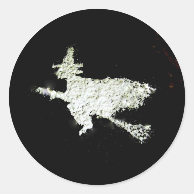 Witch Classic Round Sticker (Front)