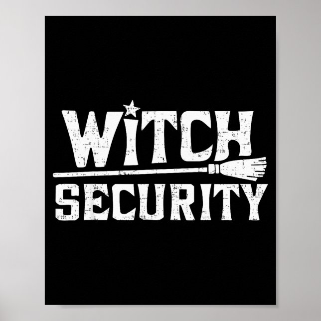 Witch Costume For Men Women Or Funny Mom Witch Sec Poster (Front)