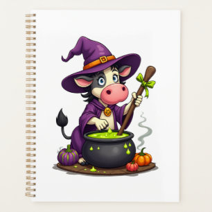 Witch Cow Cauldron Brew Planner