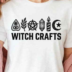 Witch Crafts Mystic Witchcraft Symbols Halloween T-Shirt