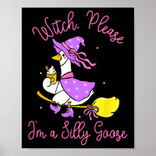 Witch  cute ghost poster