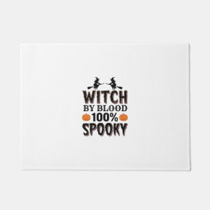 Witch DNA Design Spooky Halloween Humor_1 Doormat