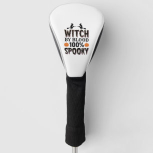 Witch DNA Design Spooky Halloween Humor_1 Golf Head Cover