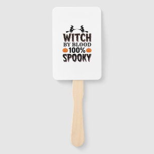 Witch DNA Design Spooky Halloween Humor_1 Hand Fan