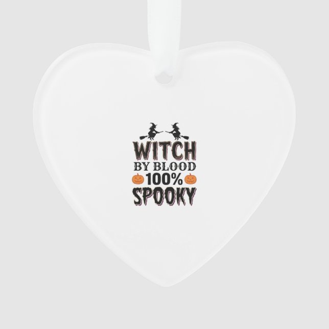 Witch DNA Design Spooky Halloween Humor_1 Ornament (Front)