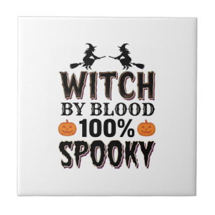 Witch DNA Design Spooky Halloween Humor_1 Tile