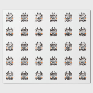 Witch DNA Design Spooky Halloween Humor_1 Wrapping Paper