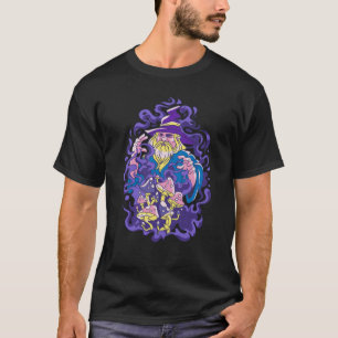 witch Elixir mushrooms magician meditation spiritu T-Shirt
