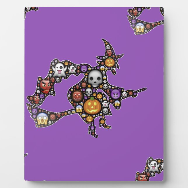 witch emoji plaque (Front)