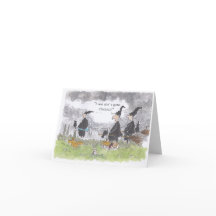Witch Filled Halloween Card