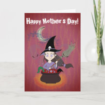 Witch Funny Happy Mother's Day
