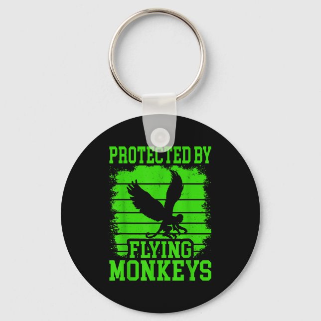 Witch Get My Flying Monkeys  Key Ring (Front)
