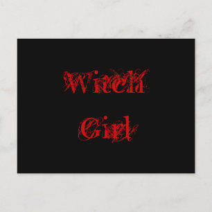Witch Girl Postcard