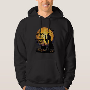 Witch Good Time Halloween Moon Cauldron_1 Hoodie