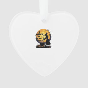 Witch Good Time Halloween Moon Cauldron_1 Ornament