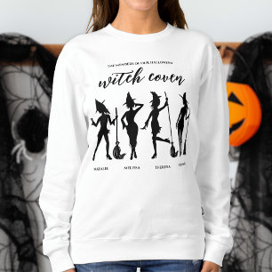 Witch Group Friendship Shirt For Four Halloween