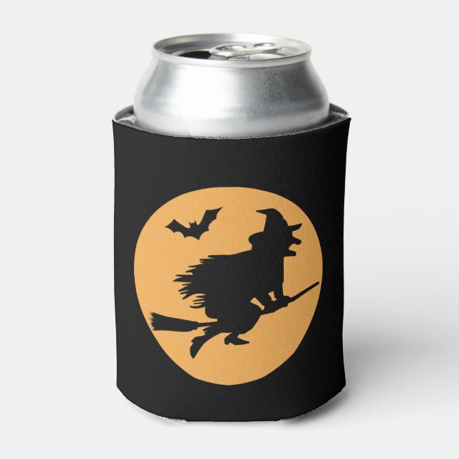 Witch Halloween Can Cooler (Can Front)