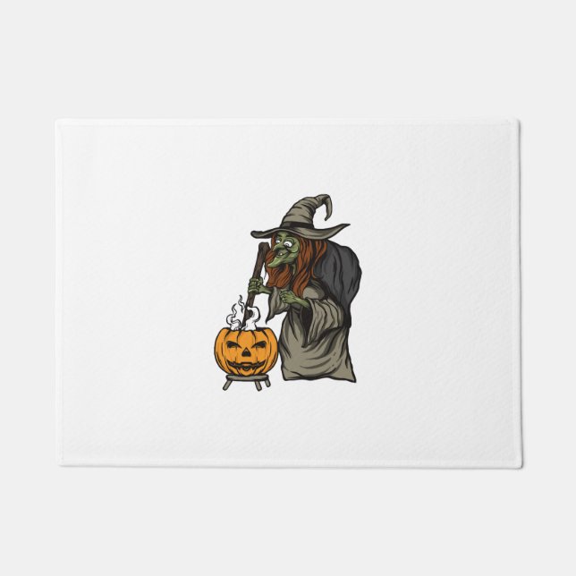 Witch Halloween Doormat (Front)