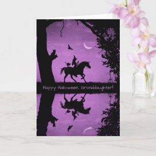 Witch Halloween Granddaughter or Any Relation Card
