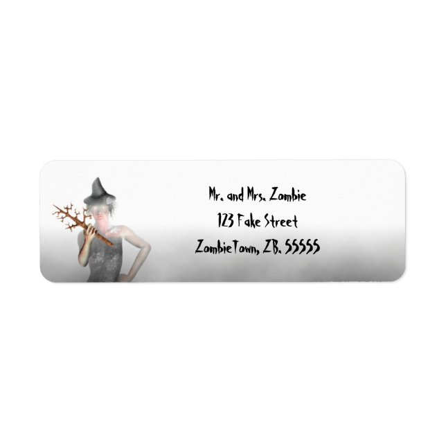 Witch - Halloween Labels (Front)