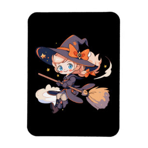 Witch Halloween Magnet