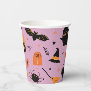 Witch Halloween Paper Cups