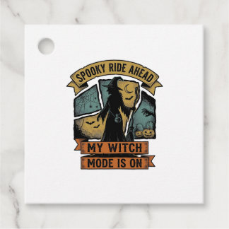 Witch Halloween Shirt Funny Vintage Witch Design_1 Favour Tags