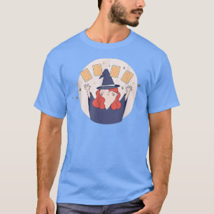 Witch Halloween Spell Woman Tarot T-Shirt