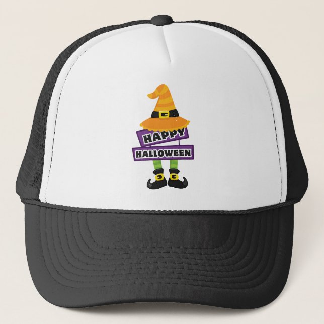 Witch Hat and Feet Halloween (Front)