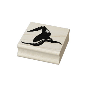 witch hat art stamp