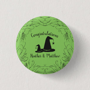 Witch Hat Baby Shower Halloween 3 Cm Round Badge