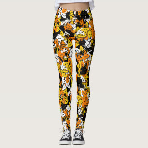 Witch Hat Confetti Leggings - Multi