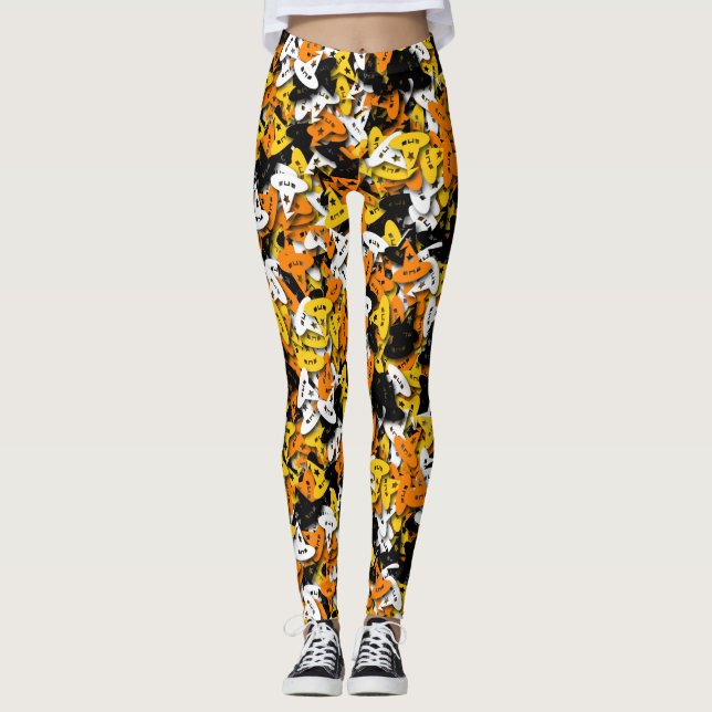 Witch Hat Confetti Leggings - Multi (Front)