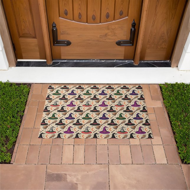 Witch Hat Door Mat (Outdoor)