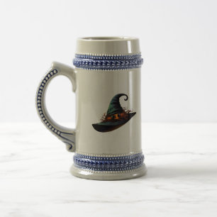 Witch Hat Halloween Beer Stein