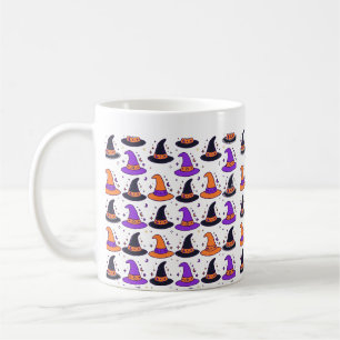 Witch Hat Seamless Pattern Halloween Art Coffee Mug