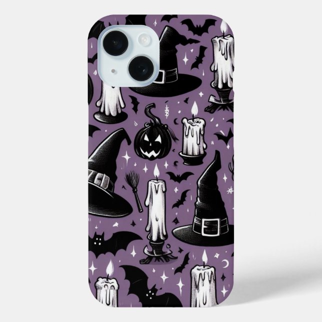 Witch Hats & Bats Case-Mate iPhone Case (Back)