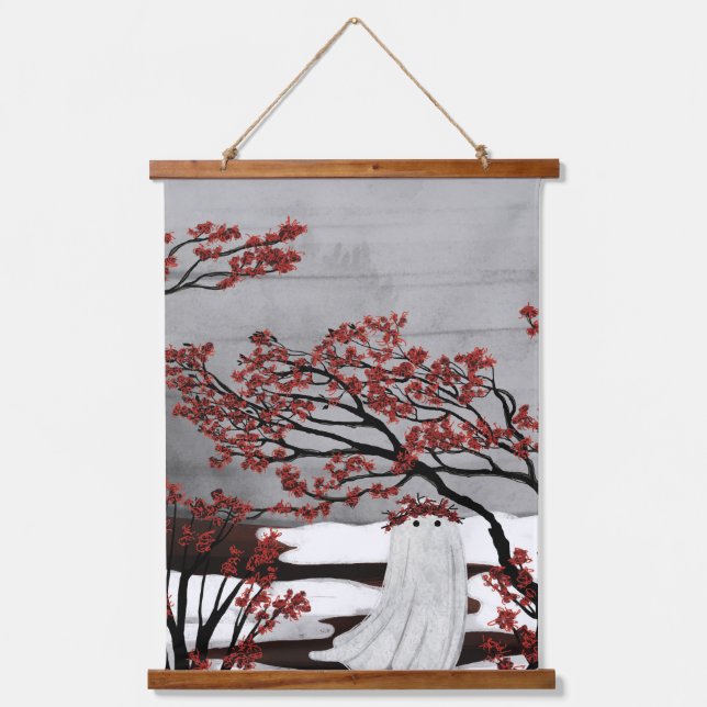 Witch Hazel Ghost Hanging Tapestry (Front)