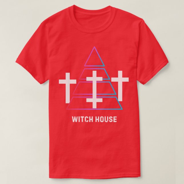Witch House Aesthetic Album Cover T-Shirt (Design Front)