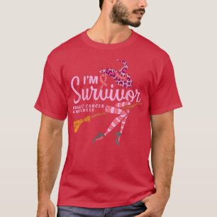 Witch I'm A Survivor Breast Cancer Awareness Hallo T-Shirt