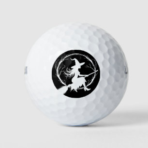 Witch in Flight Golf Balls