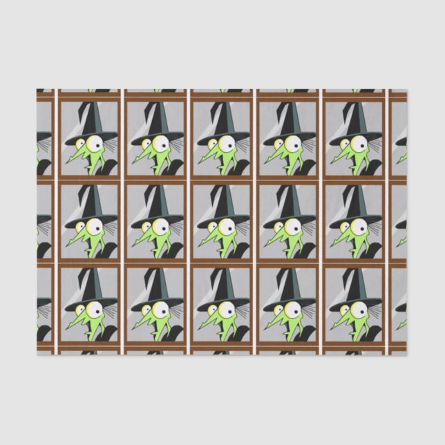 Witch In The Mirror Tissue Paper (Front)