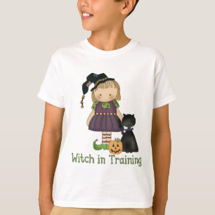 Witch in Training Halloween Kid's Sweatshirt T-Shirt